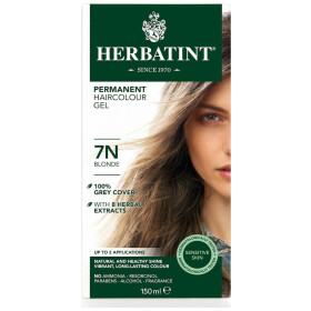 Herbatint Permanent Haircolor Gel 7N Φυτική Βαφή Μαλλιών Ξανθό 150ml
