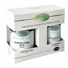 Power Health Platinum Range CoEnzyme Q10 30mg 30 κάψουλες & Platinum Range Vitamin C 1000mg 20 ταμπλέτες