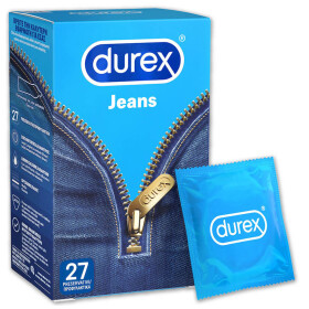 Durex Jeans Large Easy-On Ευκολοφόρετα Προφυλακτικά 27τμχ