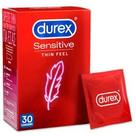 Durex Sensitive Λεπτά Προφυλακτικά για Μεγαλύτερη Ευαισθησία 30τμχ