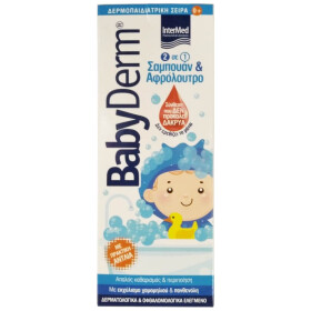 Intermed Babyderm Απαλό 2 σε 1 Σαμπουάν & Αφρόλουτρο 300ml
