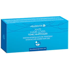 Helenvita Anti Hair Loss Tonic Ampoules Εντατική Φροντίδα κατά της Τριχόπτωσης 30 Αμπούλες των 2ml