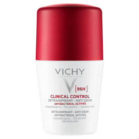 Vichy Clinical Control 96h Detranspirant Anti-Odor Deodorant Roll-on Αποσμητικό για Ευαίσθητες Επιδερμίδες 50ml