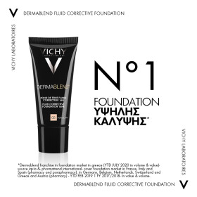 Vichy Dermablend Fluid Make-up 25 – Nude Ματ Μεικ Απ, 30ml