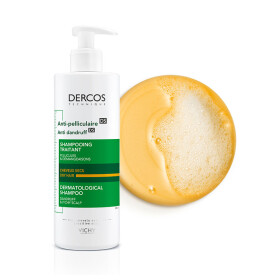 Preview 4 of Vichy Dercos Anti-Dandruff DS Shampoo for Dry Hair, Αντιπυτιριδικό σαμπουάν για Ξηρά μαλλιά, 390ml