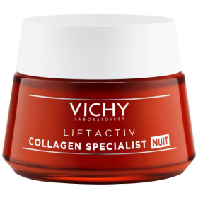 Vichy Liftactiv Collagen Specialist Night Κρέμα Νύχτας για Επανόρθωση Βαθιών Ρυτίδων με Βιοπεπτίδια & Ρεσβερατρόλη 50ml