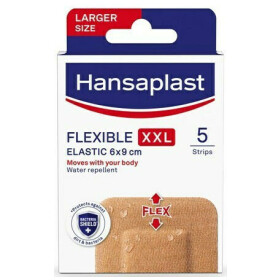 Hansaplast Flexible XXL Strips Ελαστικά Επιθέματα 6x9cm 5τμχ