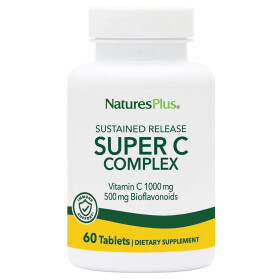 Nature's Plus Super C Complex Συμπλήρωμα Διατροφής με Βιταμίνη C 1000 mg 60 tabs