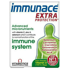 Vitabiotics Immunace Extra Protection Συμπλήρωμα για την Ενίσχυση του Ανοσοποιητικού 30 ταμπλέτες