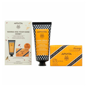 Apivita Promo Wanna Kiss Your Hand Honey Ενυδατική Κρέμα Χεριών με Υαλουρονικό Οξύ & Μέλι 50ml & Σαπούνι με Μέλι 125gr