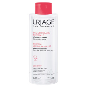 Uriage Thermal Micellar Water Καθαρισμού with Apricot Extract για Ευαίσθητες Επιδερμίδες 500ml