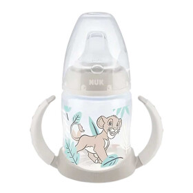 Nuk Εκπαιδευτικό Μπιμπερό με Λαβές First Choice 6m+ The Lion King 150ml