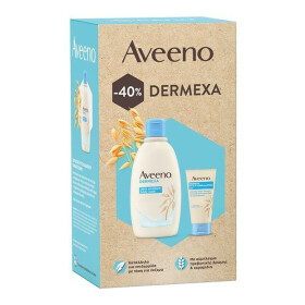 Aveeno Promo Dermexa Daily Emollient Body Wash Υγρό Καθαρισμού Σώματος 300ml & Βάλσαμο Κατα Του Κνησμού 75ml