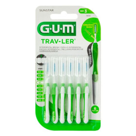 Gum Trav-ler Interdental Brush 1414 Μεσοδόντιο Βουρτσάκι 1.1mm Πράσινο