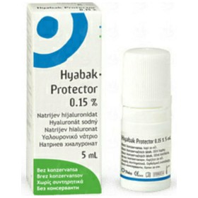 Thea Hyabak 0,15% Oφθαλμικές Σταγόνες Υαλουρονικό Νάτριο 5ml
