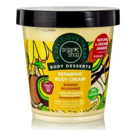 Organic Shop by Natura Siberica Body Desserts Banana Milkshake Επανορθωτική Κρέμα Σώματος 450ml
