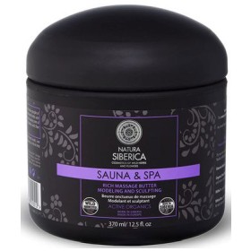 Natura Siberica Sauna & Spa Rich Massage Butter Modeling & Sculpting Πλούσιο Βούτυρο για Μασάζ Κατά της Κυτταρίτιδας 370ml