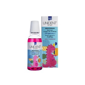 Intermed Unident Kids Στοματικό Διάλυμα 100ppm Φθόριο με Γεύση Τσιχλόφουσκα, 250ml