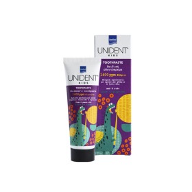 INTERMED UNIDENT KIDS TOOTHPASTE 1400ppm FLUORIDE BUBBLE GUM FLAVOR from 6 years old 50ml