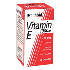 Health Aid Vitamin E 1000iu 30 Φυτικές Κάψουλες