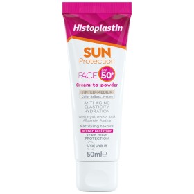 Heremco Histoplastin Sun Protection Αντηλιακή Κρέμα Προσώπου SPF50 με Χρώμα 50ml