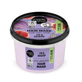 Natura Siberica Organic shop Volumizing Hair Mask Fig & Rosehip Μάσκα μαλλιών για όγκο, Λιπαρά μαλλιά, Σύκο & Τριαντάφυλλο, 250ml