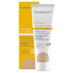 Pharmasept Heliodor Αντηλιακή Κρέμα Προσώπου SPF50 με Χρώμα 50ml – φωτογραφία 2