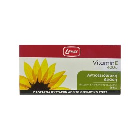 LANES Vitamin E 400iu Συμπλήρωμα Διατροφής με Αντιοξειδωτική Δράση 30caps