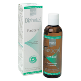 Intermed Diabetel Foot Bath Απαλυντικό Υγρό για Ποδόλουτρο Κατάλληλο για Διαβητικό Πόδι, 200ml