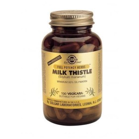 Solgar Milk Thistle Herb Extract Συμπλήρωμα Διατροφής Γαϊδουράγκαθου για Ενδυνάμωση & Προστασία του Ήπατος 100veg.caps