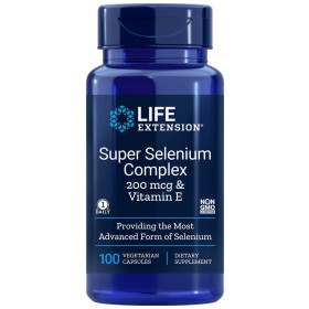 Life Extension Super Selenium Complex 200mcg & Vitamin E Συμπλήρωμα Διατροφής με Σελήνιο & Βιταμίνη Ε 100 φυτικές κάψουλες