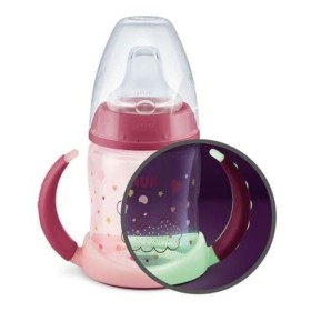 Preview 2 of Nuk First Choice Night Learner Bottle Εκπαιδευτικό Μπιμπερό Πλαστικό με Λαβές Ροζ 6m+ 150ml