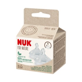 Nuk For Nature Θηλή από Σιλικόνη Μικρής Ροής για 0+ μηνών (2τμχ) small