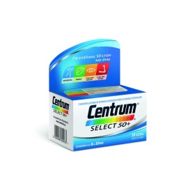 Centrum Select 50+ Πολυβιταμίνη Για Ενήλικες 50 Ετών Και Άνω, 30Δισκία.