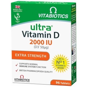 Vitabiotics Ultra Vitamin D 2000 IU D3 50mg 96 κάψουλες