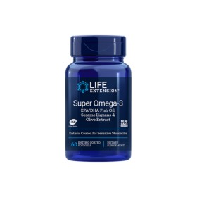 Life Extension Super Omega-3 EPA/DHA With Sesame Lignans & Olive Extract Συμπλήρωμα Διατροφής με Ωμεγα-3, 60 μαλακές κάψουλες