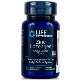 Life Extension Zinc Lozenges Συμπλήρωμα Για Την Επιτάχυνση Tης Διαδικασίας Ανάκτησης Ενέργειας 60 φυτικές κάψουλες