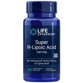Life Extension Super R Lipoic Acid 240mg, Συμπλήρωμα Διατροφής Για Τόνωση Του Οργανισμού (60 veg. caps)