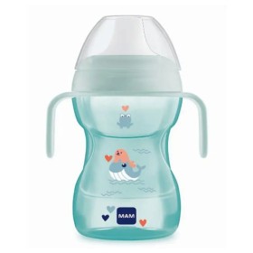 MAM - Ποτηράκι Με Χερούλια Fun to Drink Cup Better Together 461B 270ml 8+ Μηνών (Blue Ciel/Γαλάζιο)