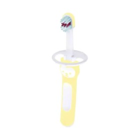 MAM Baby's Brush - Εκπαιδευτική Οδοντόβουρτσα Με Ασπίδα Προστασίας 606U 6+ Μηνών (Yellow/Κίτρινο)