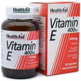 HEALTH AID Vitamin E 400iu Συμπλήρωμα Διατροφής με Βιταμίνη Ε 60 Κάψουλες