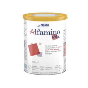 Nestle Alfamino HMO Διαιτητική Αγωγή Βρεφών με Σοβαρές Τροφικές Αλλεργίες από τη Γέννηση, 400gr