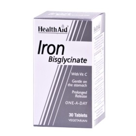 Health Aid Iron Bisglycinate 30mg 30tabs