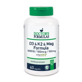 Doctor's Formulas D3 & K2 & Mag Formula 60Caps