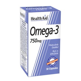 Health Aid Health Aid Omega 3 750mg Ωμέγα 3 Λιπαρά Οξέα 30caps