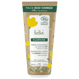 Klorane Bebe Moisturising Cream (200ml)  Βρεφική Ενυδατική με Βιολογική Καλέντουλα