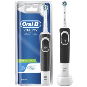 Oral-B Vitality 100 Cross Action Ηλεκτρική Οδοντόβουρτσα Black Blister – φωτογραφία 1