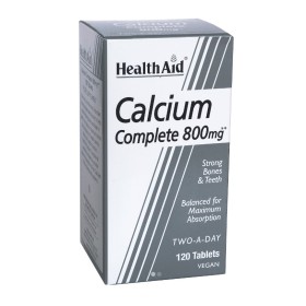 Health Aid Calcium Complete Balanced Συμπλήρωμα Διατροφής Ασβεστίου Για Δυνατά Οστά & Δόντια 120 ταμπλέτες
