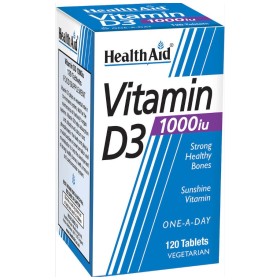 Health Aid Vitamin D3 1000iu Συμπλήρωμα Διατροφής 120tabs