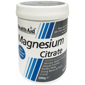 Health Aid Magnesium Citrate Powder Συμπλήρωμα Διατροφής με Μαγνήσιο 200g